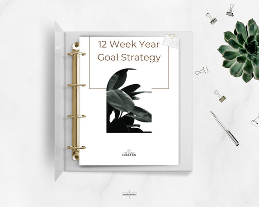 12 Week Year PDF Template